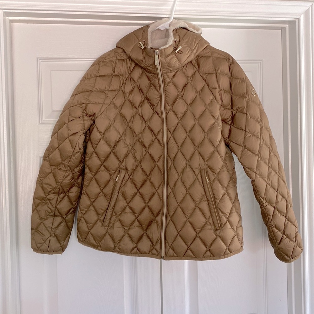 Michael Kors Brown Down-Filled Coat